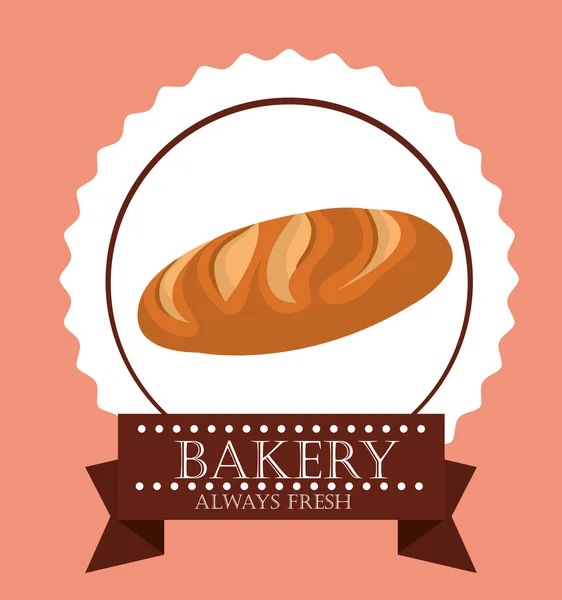Bakkerij voedsel en gastronomie — Stockvector