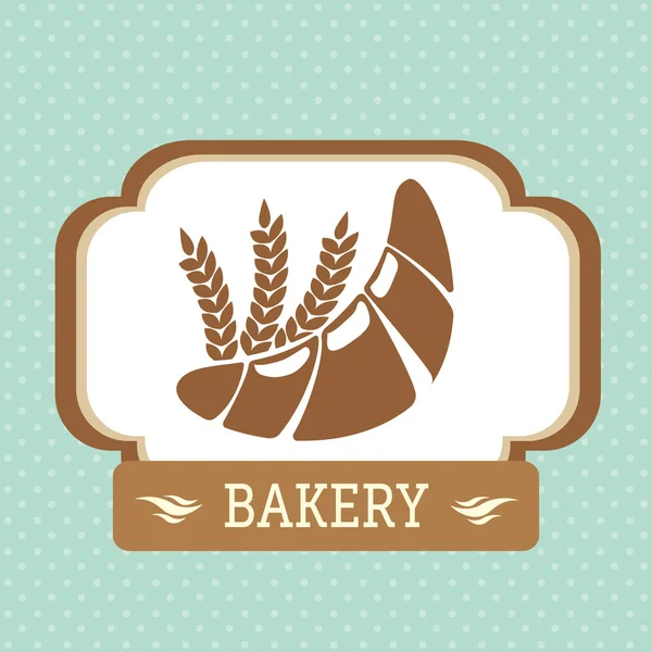 Bakery food and gastronomy — Stock Vector