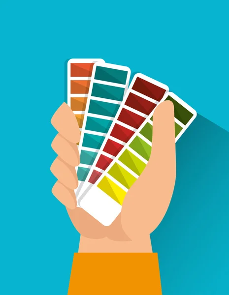 Pantone couleurs graphique — Image vectorielle