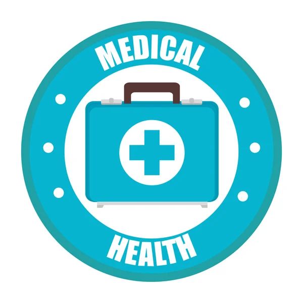 Medical healthcare graphic — Stock Vector