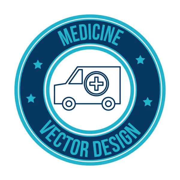 Medical healthcare graphic — Stock Vector