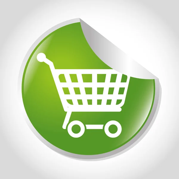 Zakupów, sprzedaży i e-commerce — Wektor stockowy