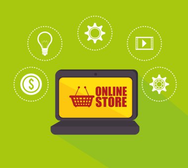 E-ticaret ve grafik tasarım alışveriş