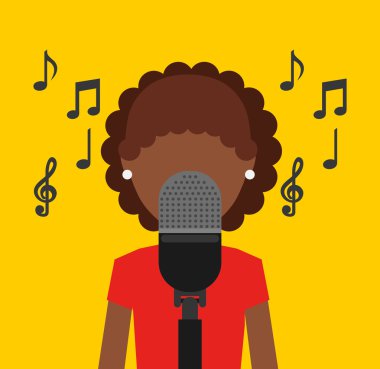 Müzik yaşam tarzı tasarım