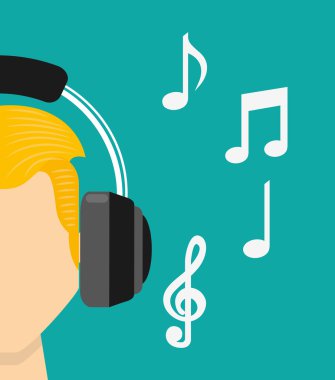 Müzik yaşam tarzı tasarım