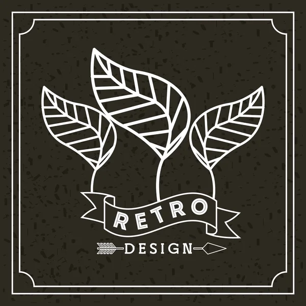 Design estilo retro — Vetor de Stock