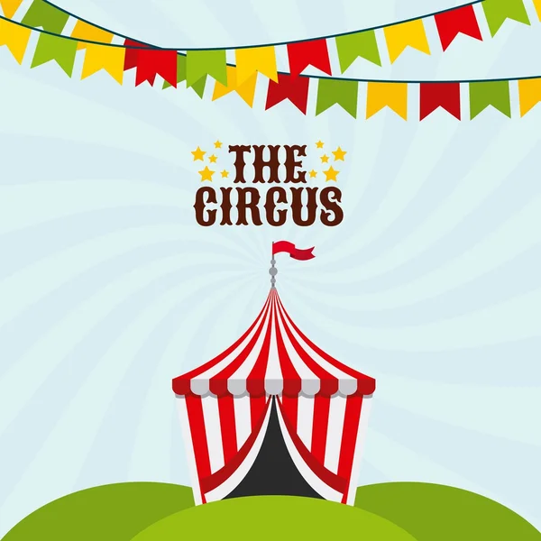 Het circus ontwerp — Stockvector