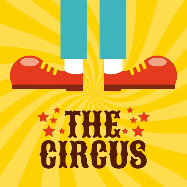 The circus design — Stock Vector