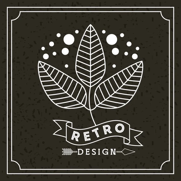 Retro style design — Stock Vector
