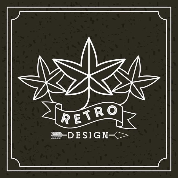 Design de style rétro — Image vectorielle