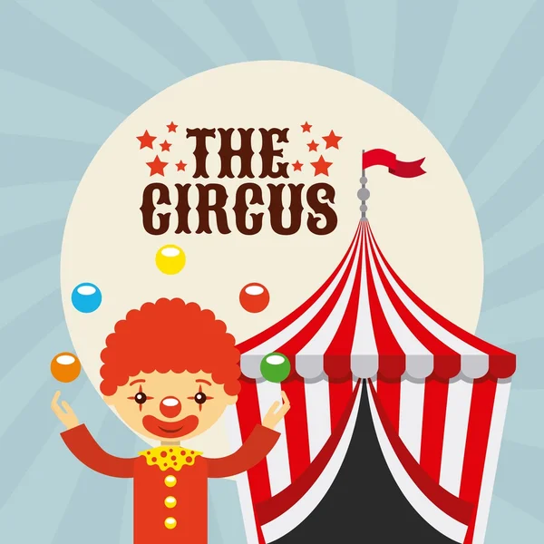 Ο σχεδιασμός του τσίρκου — Διανυσματικό Αρχείο