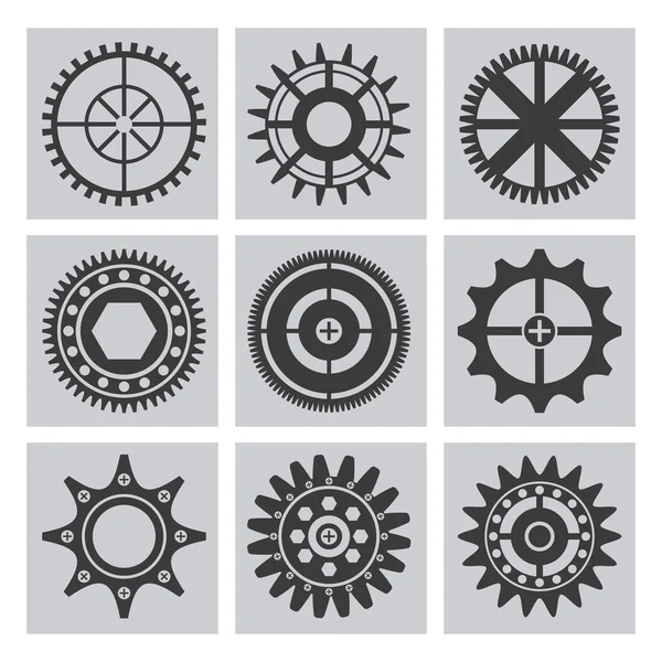 Gear wheel design — Stock Vector