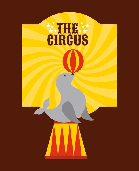 The circus design — Stock Vector