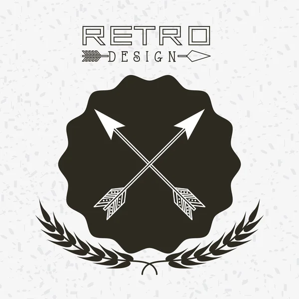 Diseño de estilo retro — Vector de stock