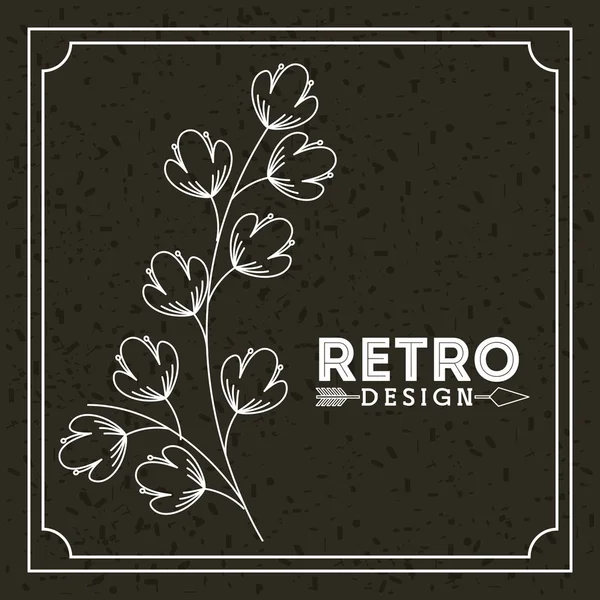 Design estilo retro — Vetor de Stock