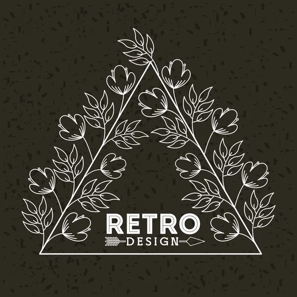 Retro styl designu — Stockový vektor