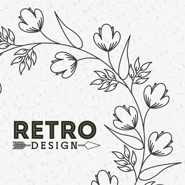 Design de style rétro — Image vectorielle