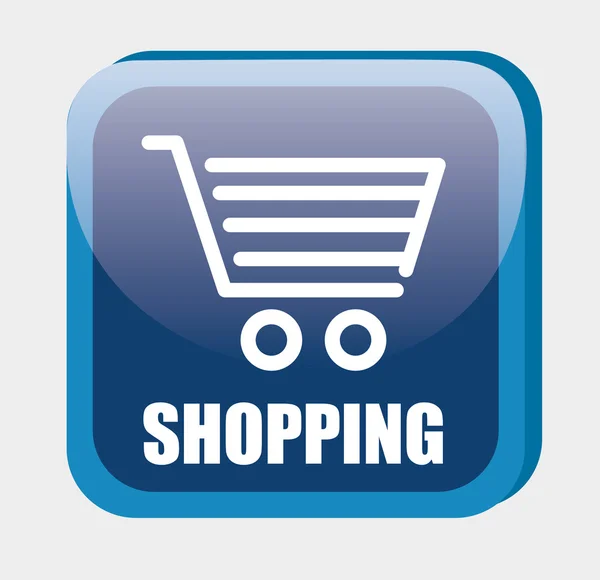 Commercio elettronico e shopping — Vettoriale Stock