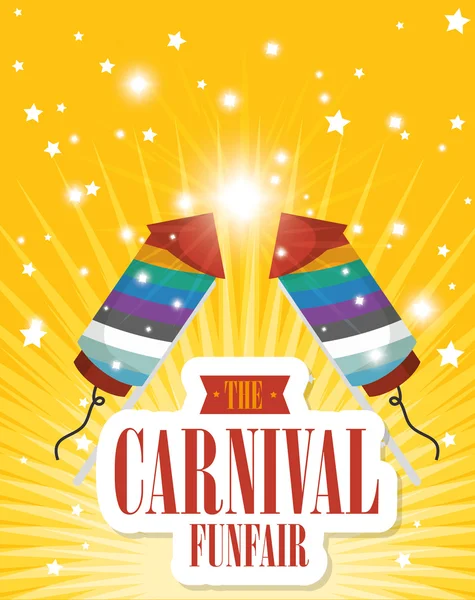 Circus διασκέδαση Καρναβάλι — Διανυσματικό Αρχείο