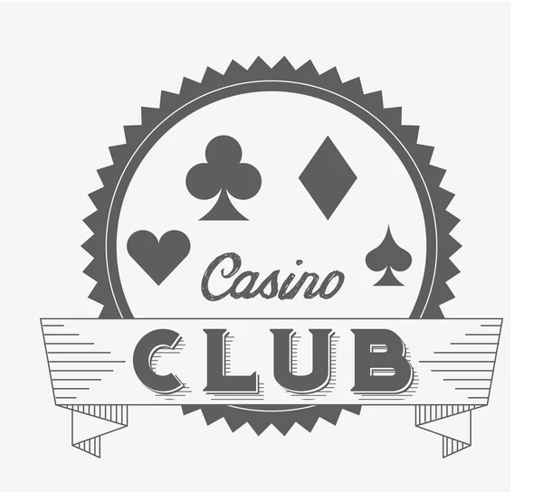 Conception du club Casino — Image vectorielle