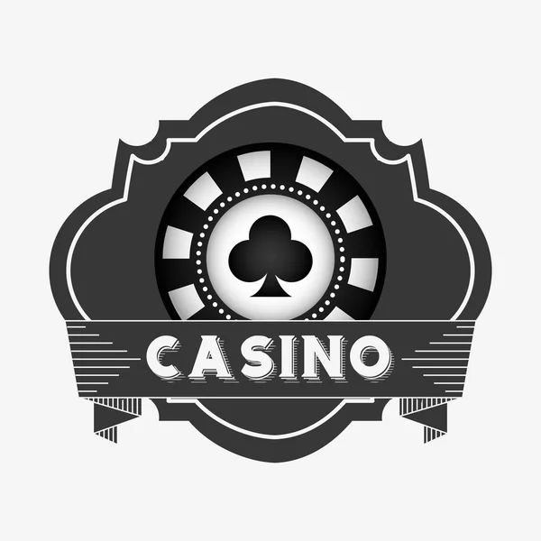 Diseño del club de casino — Vector de stock