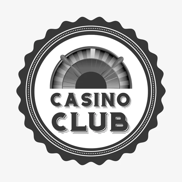 Casino clube design — Vetor de Stock