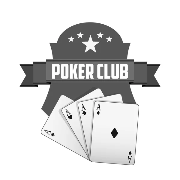 Casino club ontwerp — Stockvector