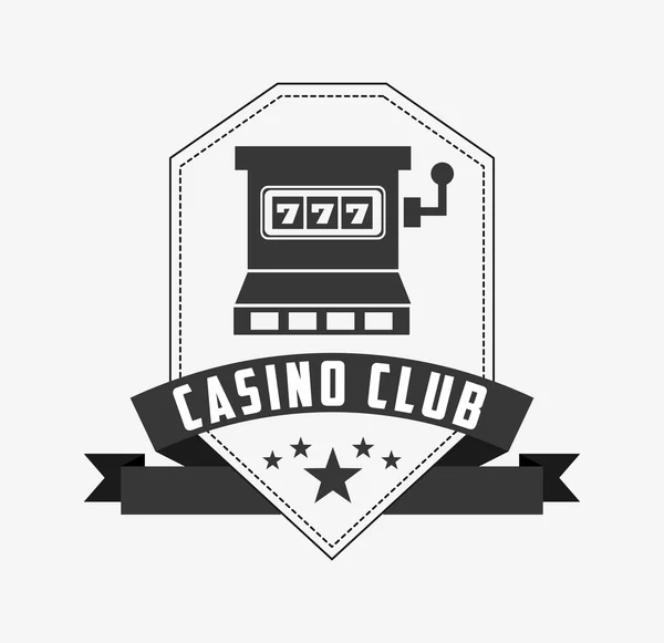 Diseño del club de casino — Vector de stock