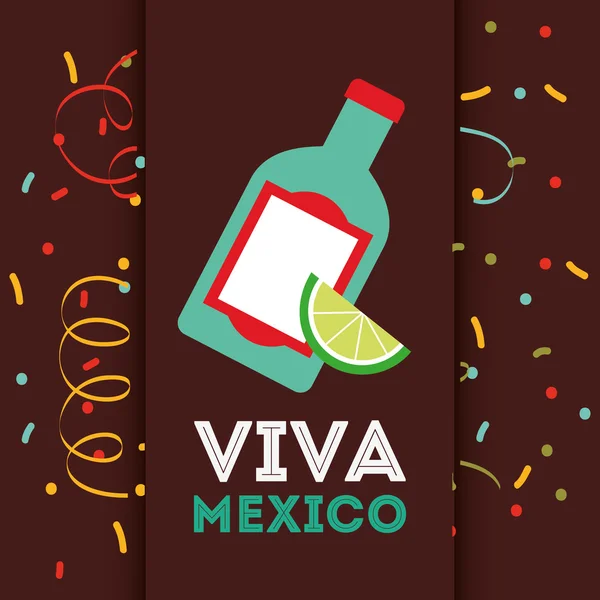 멕시코 음료 디자인 — 스톡 벡터