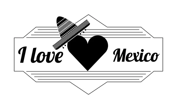 Diseño de Viva México — Vector de stock