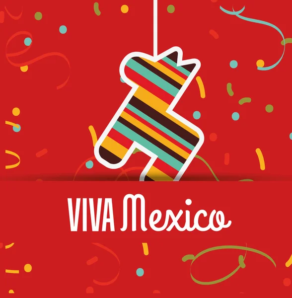 Desenho Viva México — Vetor de Stock