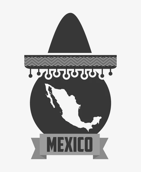 Viva Meksika tasarım — Stok Vektör