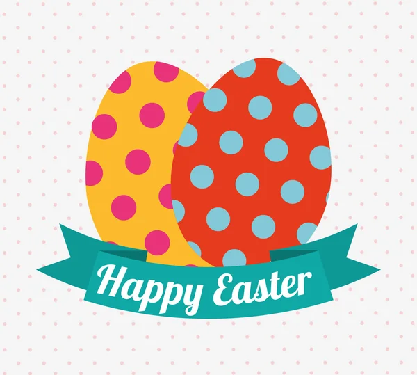 Happy easter design — Stock Vector