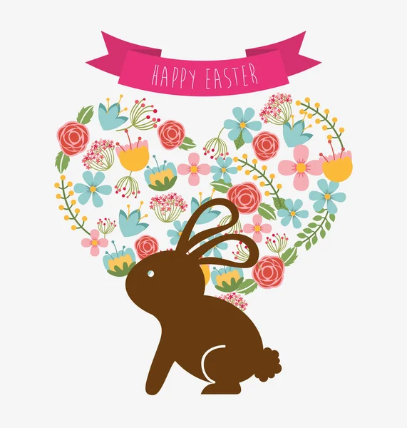 Happy easter ontwerp — Stockvector