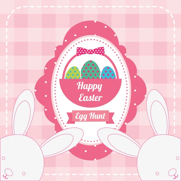 Happy easter design — Stock Vector