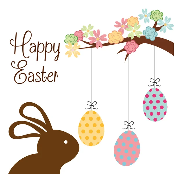 Happy easter design — Stock Vector