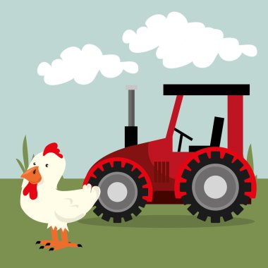 Çiftlik doğa ve yaşam tarzı