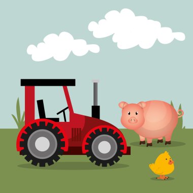 Çiftlik doğa ve yaşam tarzı