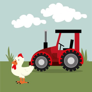 Çiftlik doğa ve yaşam tarzı