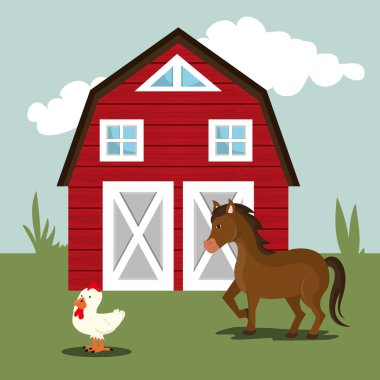 Çiftlik doğa ve yaşam tarzı