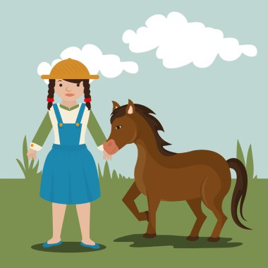 Çiftlik doğa ve yaşam tarzı