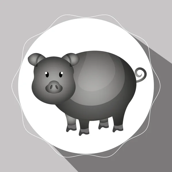 Icono animal de granja — Vector de stock