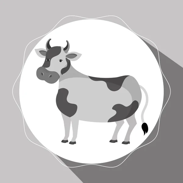 Farm animal ikonen — Stock vektor