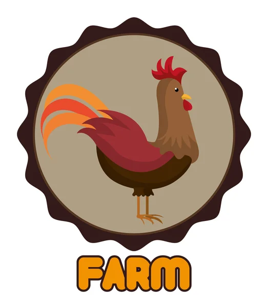 Ícone animal da fazenda — Vetor de Stock