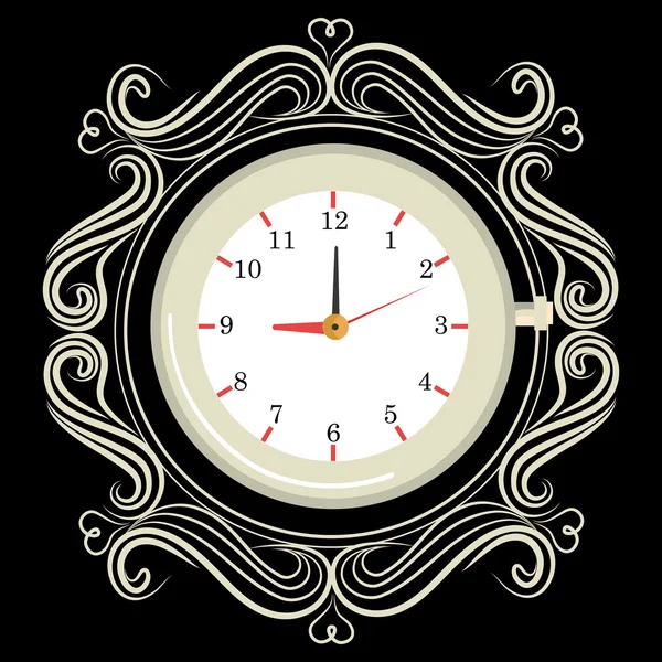 Tempo e Relógio ícone — Vetor de Stock