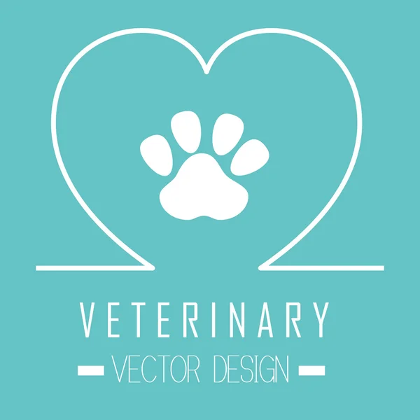 Veterinary clinic healthcare — Stock Vector
