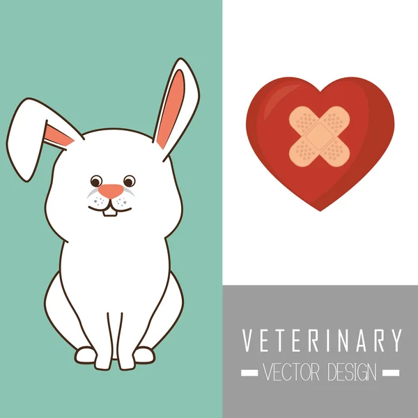 Veterinaire kliniek gezondheidszorg — Stockvector