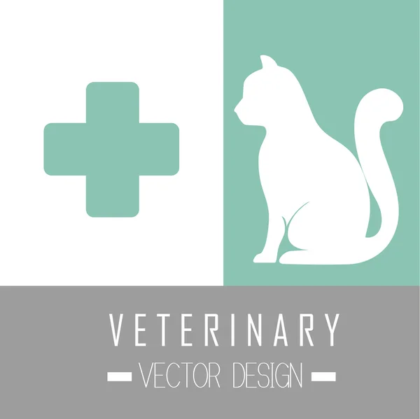 Veterinary clinic healthcare — Stock Vector