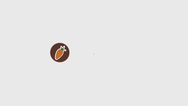 Menu pictogram ontwerp — Stockvideo