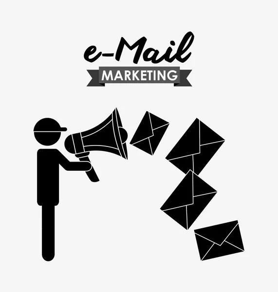 E-mail маркетингу дизайн — стоковий вектор